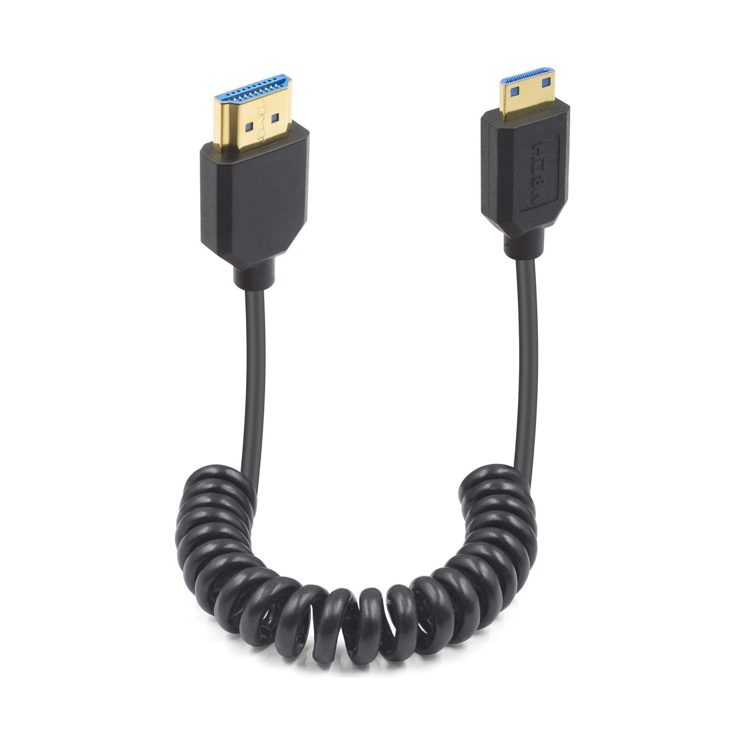 Coiled HDMI Cable