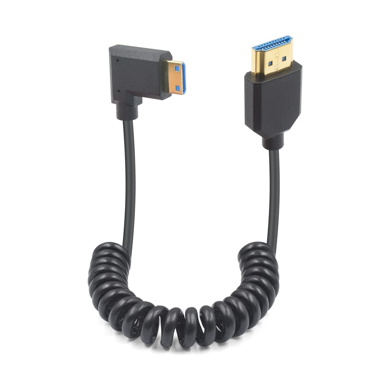 Coiled HDMI Cable